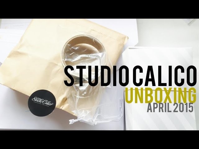 Studio Calico Unboxing April 2015