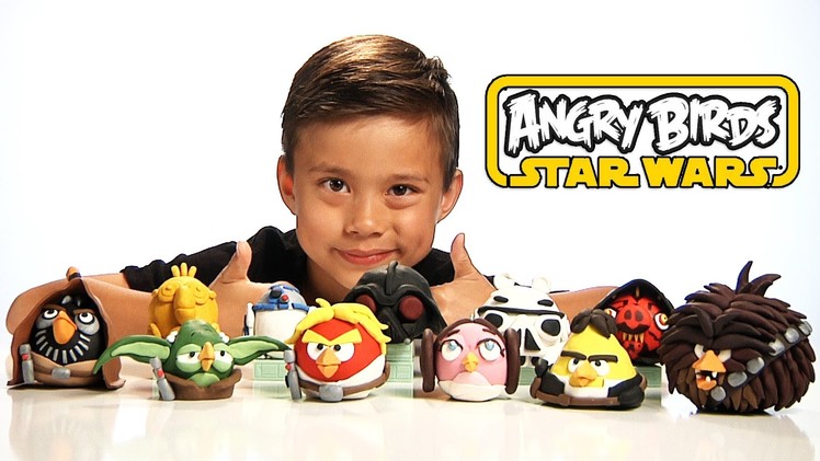 Angry Birds STAR WARS CLAY MODELS - All NEW EPIC Figures! Sculpey