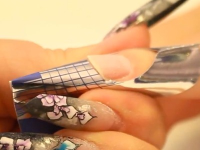 Apply nail forms: Square, Stiletto and edge shaped nails Tutorial Video by Naio Nails