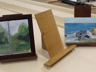 Art Lesson # 4 - How To Make Easel for Small Painting