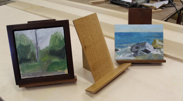 Art Lesson # 4 - How To Make Easel for Small Painting