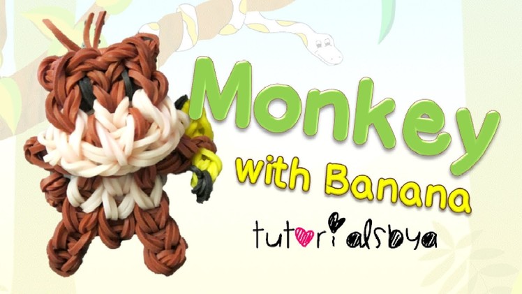 {Bobblehead} Monkey with Banana Animal Charm. Mini Figurine Tutorial | How To