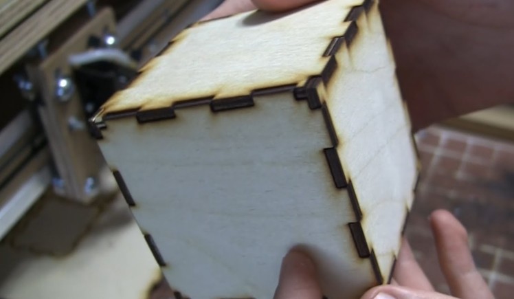 CAD-to-Product with a Laser Cutter: Wood Cube