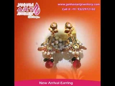 Designer Earrings - Polki Earrings | Stone Earrings Manufacturer & Supplier from Mumbai, India