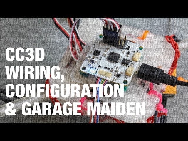 DIY Mini Quadcopter w. OpenPilot CC3D Wiring, Configuration, and Garage Maiden