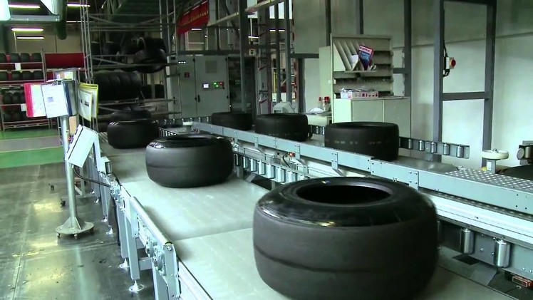 F1 2011 - How the Pirelli Formula One tyre is made