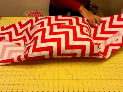 Fabric Wrapping - No sew Pillow Sham
