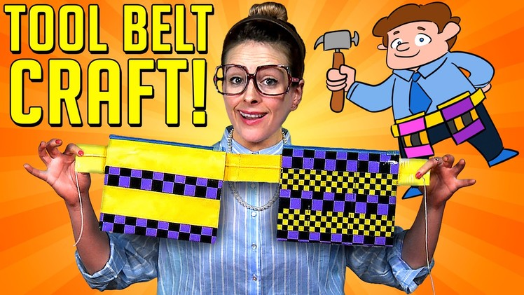 Father's Day - Duct Tape Tool Belt Craft | A Cool School Kids Craft with Crafty Carol