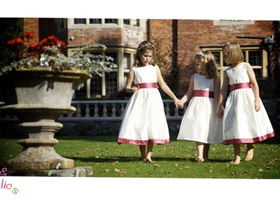 Flower Girl Dresses  by Frocks and Frolics - Dreams in Silk Dupion