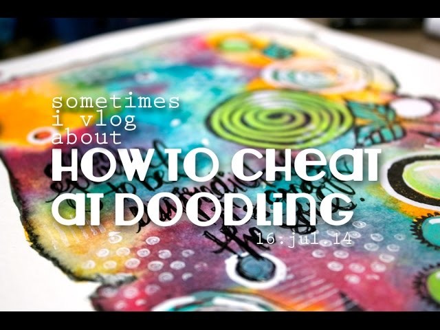 How-to: cheating at doodling with PaperArtsy stamps