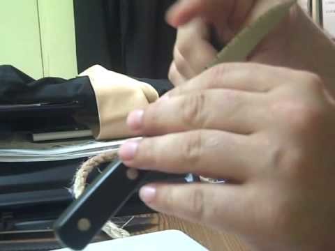 How to cut leather