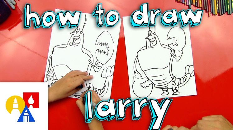 How To Draw Larry The Lobster