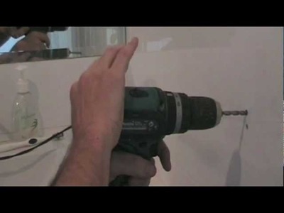 How to Drill a Hole in a Ceramic Tile. GREAT TIP!