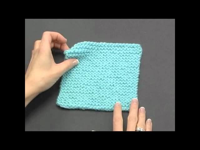 How to Knook: Garter Stitch (Left Handed)