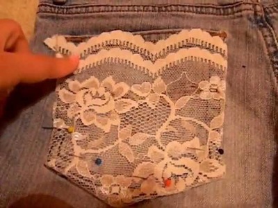 How to: Lace pocketed shorts.
