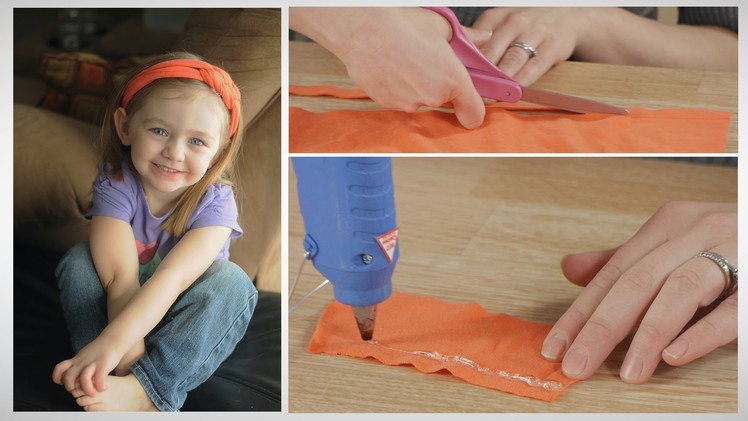 How to make a Braided Headband with Repurposed Clothing