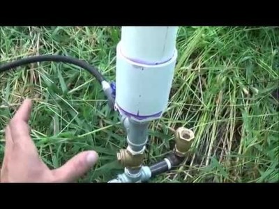 How to Make a "Water Ram" off-grid Water Pump, requires no electricity