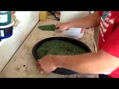 How-to Make Cement Stepping Stones with Premix Bags of Concrete
