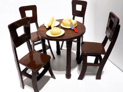 How to Make: Dollhouse Table & Chairs