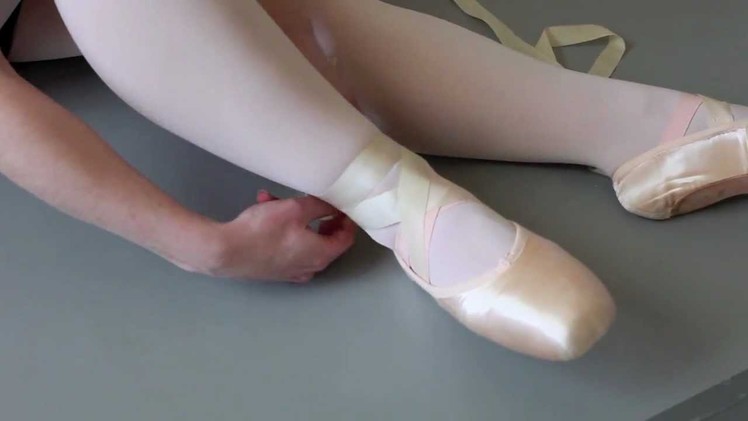 How To Tie Pointe Shoe Ribbons