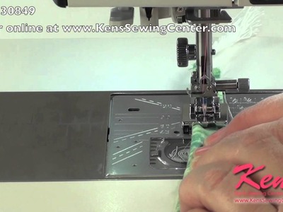How to use the Janome Piping Foot 9mm