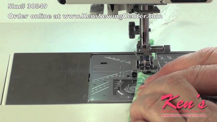How to use the Janome Piping Foot 9mm
