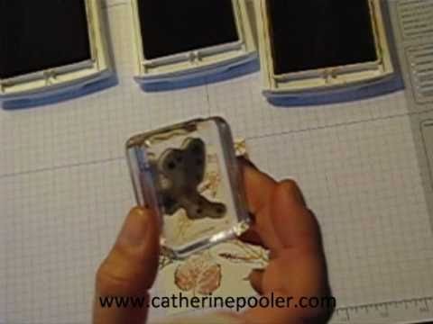Make your own Background Paper with Rubber Stamps!