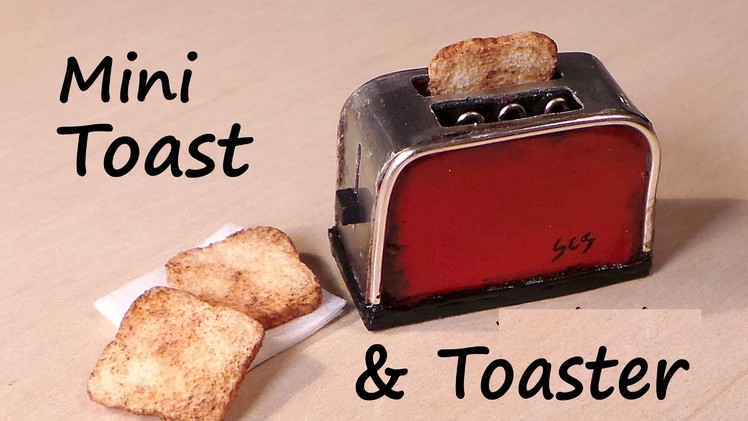 Miniature Toast & Toaster - Polymer Clay Tutorial