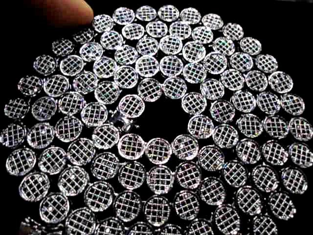 Mr Chris Da Jeweler Custom Lab Diamond Button Necklace
