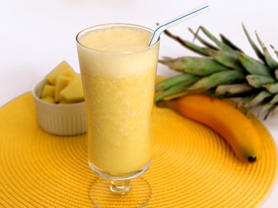 Pineapple Banana Smoothie Recipe - Laura Vitale - Laura in the Kitchen Episode 566