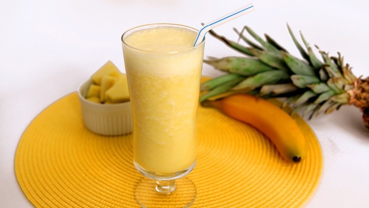 Pineapple Banana Smoothie Recipe - Laura Vitale - Laura in the Kitchen Episode 566