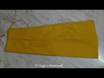 Saree Petticoat Cutting and Stitching in English-Inskirt Cutting and stitching  By Nagu's Handwork