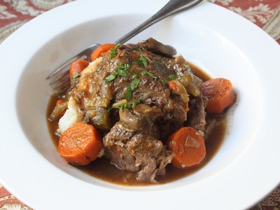 Slow Cooker Beef Pot Roast Recipe - How to Make Beef Pot Roast in a Slow Cooker