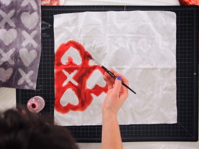 Tie Dye Patterns with Hearts & Other Shapes | Tie Dyeing