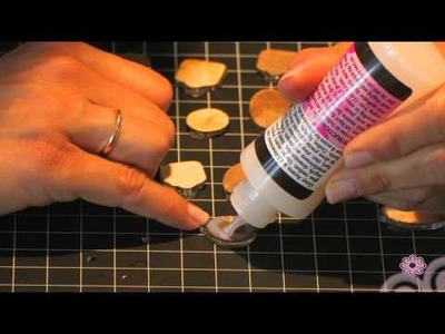 Tim Holtz Charm Bracelet (Step 4)- Using Inkssentials Glossy Accents