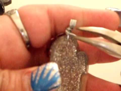 Tutorial- how i wire a pendant and not using a bail. video #42