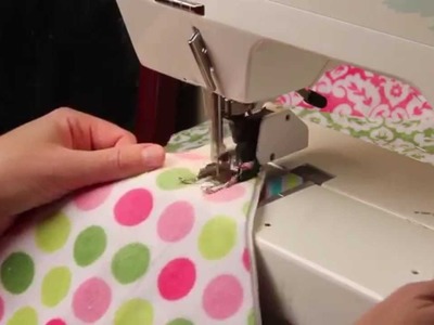 Why you need a walking foot and how to sew a rag quilt square together