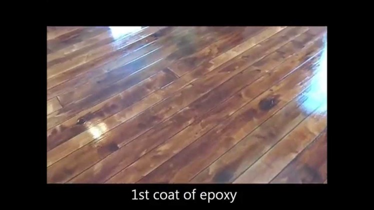 Wood Concrete - How to make concrete look like wood flooring