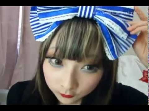 Angelic Pretty's RinRin Marine Story Stripe Makeup