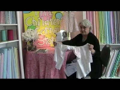 Armholes in Lined Garment 2- Instructions - Children's Corner