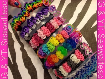 Candy Cloud Bracelet on Rainbow Loom