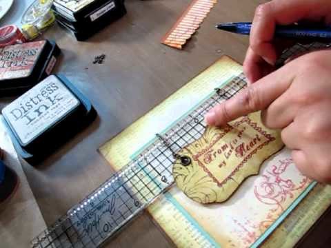 Card Making Mania - Vintage Card with Roof- Pt 2