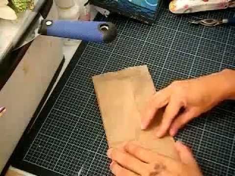 Cascading paper bag album tutorial