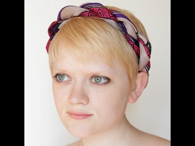 Convert a Scarf into a Headband (without destroying it) | Hands Occupied