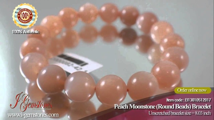 Do you want to nourish and rejuvenate your skin? Peach Moonstone Bracelet is the answer!