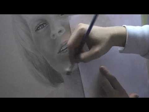 Drawing a Portrait - 6.Shade with Brush