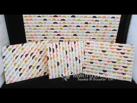 Envelop Punch Board with Designer Paper