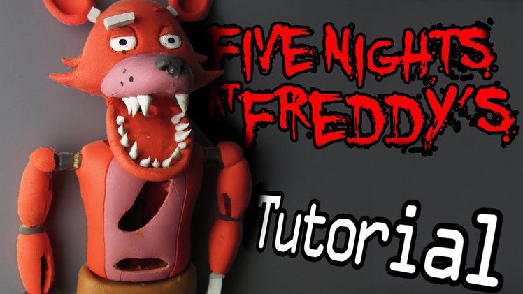 FOXY Five Nights At Freddy's Polymer Clay Tutorial | Porcelana Fría. Plastilina