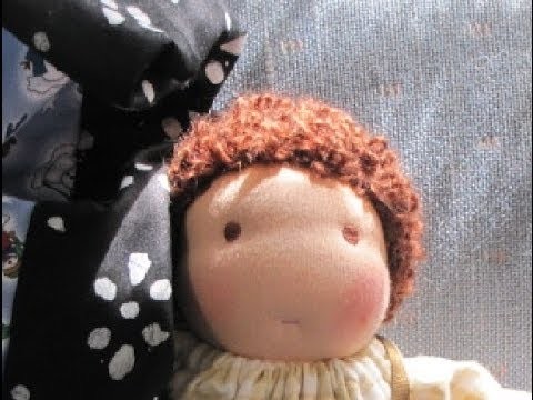 Free tutorial how to sew eyes on dolls