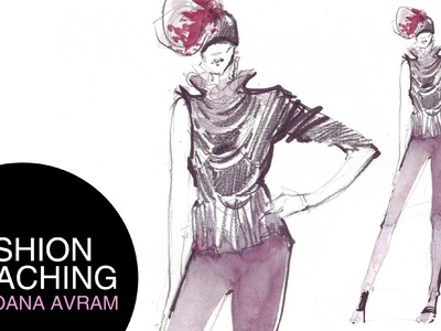 How to draw fashion sketches